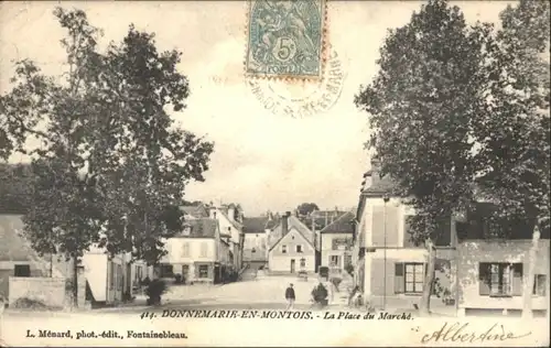 Donnemarie-Dontilly Place Marche x / Donnemarie-Dontilly /Arrond. de Provins