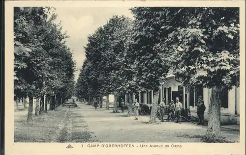 Oberhoffen-sur-Moder Oberhoffen  Une Avenue du Camp * / Oberhoffen-sur-Moder /Arrond. de Haguenau