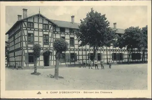 Oberhoffen-sur-Moder Oberhoffen Batiment Chasseurs * / Oberhoffen-sur-Moder /Arrond. de Haguenau