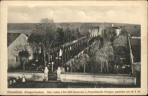Gravelotte Moselle Friedhof * / Gravelotte /Arrond. de Metz-Campagne