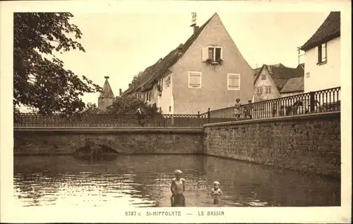 Saint-Hippolyte Haut-Rhin Bassin * / Saint-Hippolyte /Arrond. de Ribeauville