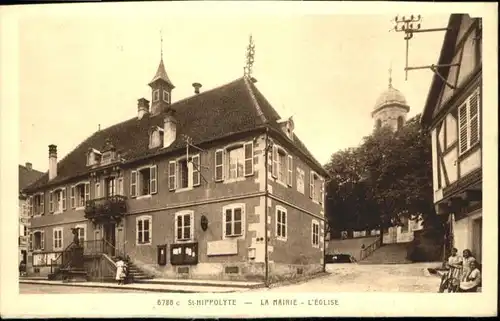 Sainte-Croix-aux-Mines Mairie Eglise * / Sainte-Croix-aux-Mines /Arrond. de Ribeauville