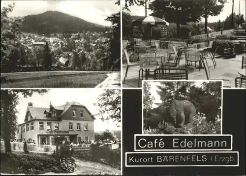 Baerenfels Erzgebirge Cafe Edelmann x / Altenberg /Saechsische Schweiz-Osterzgebirge LKR