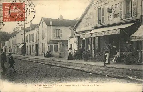 Saint-Maurice Creteil Grande Rue Ecluse Gravelle x / Saint-Maurice /Arrond. de Creteil