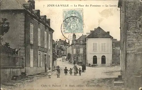 Joux-la-Ville Yonne Place Fontaines Lavoir x / Joux-la-Ville /Arrond. d Avallon