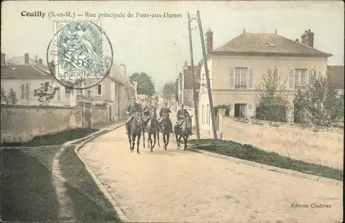 Couilly-Pont-aux-Dames Principale Pont-aux-Dames Soldat Pferd x / Couilly-Pont-aux-Dames /Arrond. de Meaux
