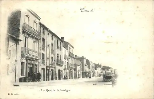 Sete Herault Cette Quai Bordigue * / Sete /Arrond. de Montpellier