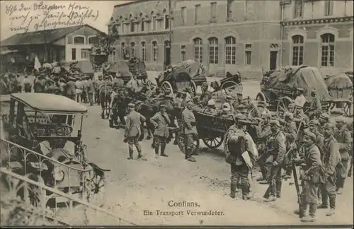 Conflans-Sainte-Honorine Transport Verwundeter Soldaten * / Conflans-Sainte-Honorine /Arrond. de Saint-Germain-en-Laye