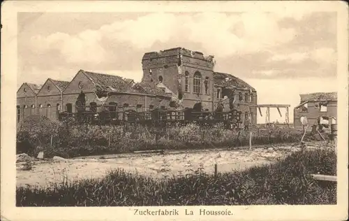La Houssoye Zuckerfabrik Zerstoerung * / La Houssoye /Arrond. de Beauvais