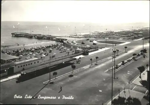 Lido di Ostia Lido di Ostia Lungomare Pontile x /  /Rom