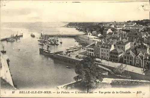 Belle-Ile-en-Mer Palais Avant Port * / Ile breton Atlantique /