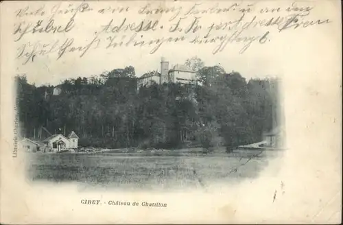 Cirey-sur-Vezouze Chateau Chatillon x / Cirey-sur-Vezouze /Arrond. de Luneville