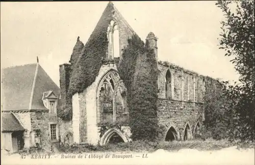 Kerity Ruines de l'Abbaye Beauport * / Paimpol /Arrond. de Saint-Brieuc