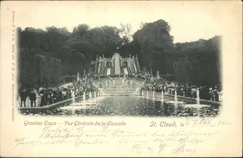 Paris Saint-Cloud Grandes Eaux x / Paris /Arrond. de Paris