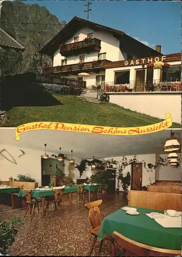 Laengenfeld Oetztal Burgstein Gasthof-Pension Schoene Aussicht x / Laengenfeld /Tiroler Oberland