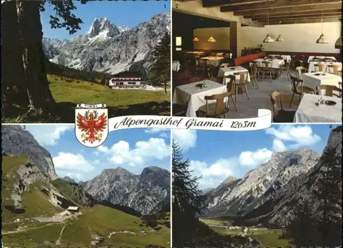 Pertisau Achensee Alpengasthof Gramai Falzthurntal Karwendelgebirge * / Eben am Achensee /Tiroler Unterland