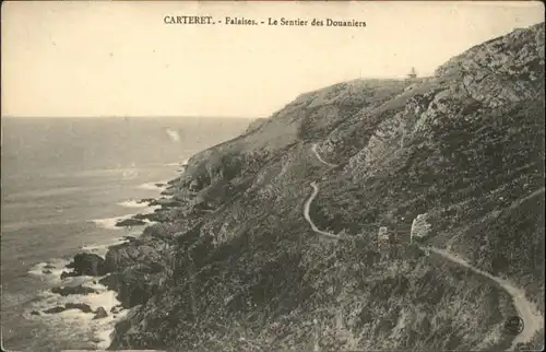 Carteret Manche Falaises Le Sentier des Douaniers * / Barneville-Carteret /Arrond. de Cherbourg