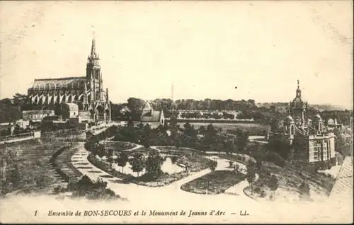 Bon-Secours le Monument de Jeanne d'Arc *