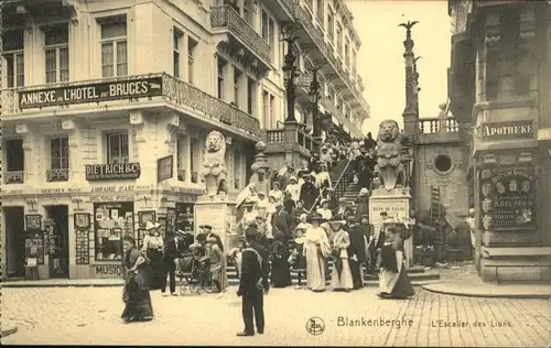 Blankenberghe Escalier des Lions *