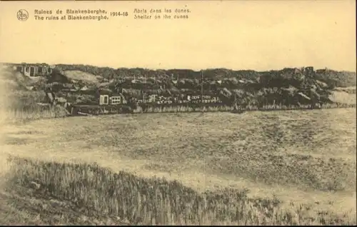 Blankenberghe Abris dans les dunes *