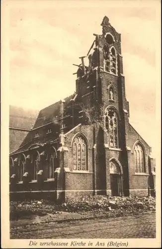 Ans zerschossene Kirche *