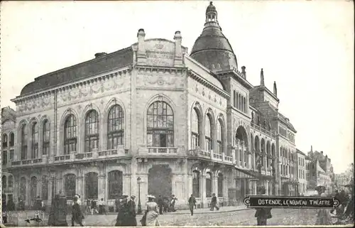 ws85304 Ostende Flandre Ostende Theatre x Kategorie.  Alte Ansichtskarten