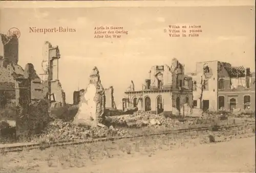 Nieuport Villas en ruines *
