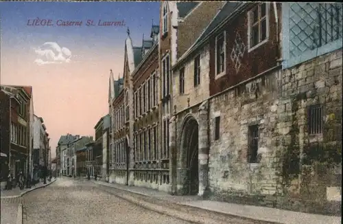 ws85713 Liege Luettich Liege Caserne Saint Laurent * Kategorie. Luettich Alte Ansichtskarten