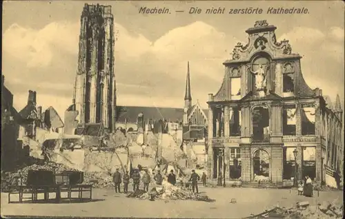 Mecheln Cathedrale Zerstoerung x