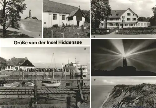 Insel Hiddensee Leuchtturm Seemanns Kirche Kloster Hafen Erholungsheim Hitthim / Insel Hiddensee /Ruegen LKR
