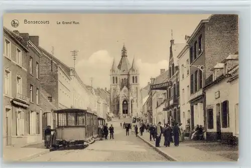 Bonsecours Belgien Grand Rue Strassenbahn Chaussures Grenze /  /