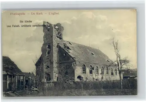 Poelcapelle Poelcapelle Kerk Eglise Kirche  x /  /