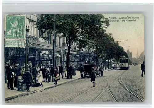 Anvers Antwerpen Anvers Avenue de Keyser Strassenbahn x /  /