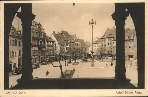 Muelhausen Elsass A. H. Platz *