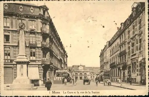 Mons Gare Rue Station Bahnhof x
