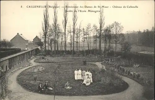 Callenelle Pensionnat Dames St. Maur Chateau Callenelle Jardin Ecole Menagere *