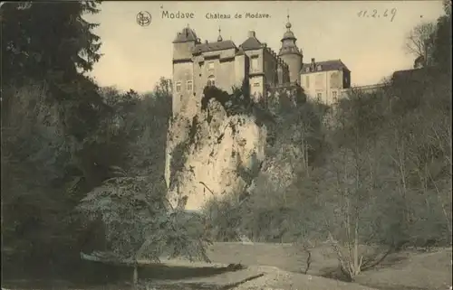 Modave Chateau Modave Karte von ca. 1920 *