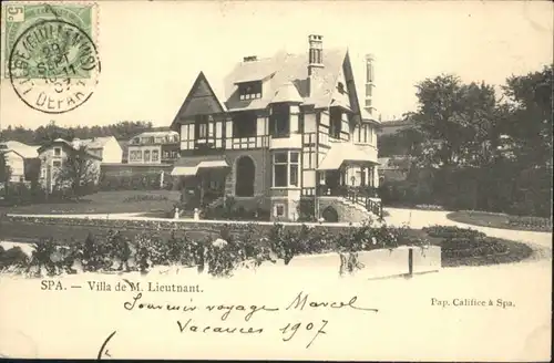 Spa Villa M. Lieutnant x