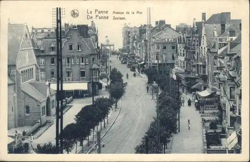 La Panne De Panne Avenue Mer Zeelaan x