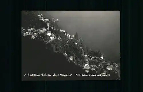 San Bartolomeo Valmara Veduta panoramica Visto dalla strada dell inglese Kat. Cannobio Lago Maggiore