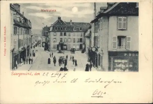 Saargemuend Saargemuend Marktplatz x / Sarreguemines /Arrond. de Sarreguemines