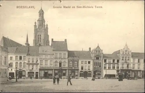 Roeselare West-Vlaanderen Roeselare Groote Markt Sint-Michiels Toren * /  /