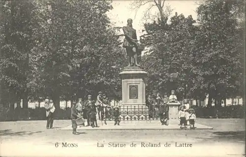 Mons Statue Roland Lattre x