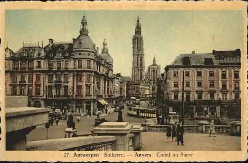 Antwerpen Anvers Suikerrui Canal Sucre *