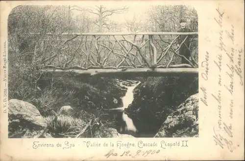 Spa Vallee Hoegne Pont Leopold II Cascade x