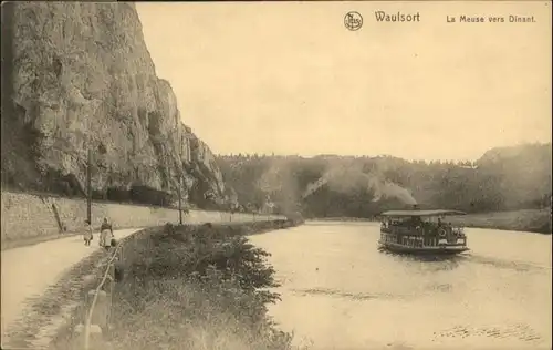 Waulsort Meuse Dinant Dampfer *