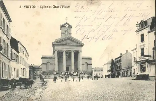 Virton Liege Eglise Grand Place