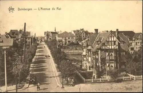 Duinbergen Avenue du Roi x