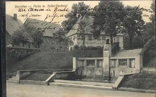 Hainichen Sachsen Keller Denkmal  x / Hainichen Sachsen /Mittelsachsen LKR