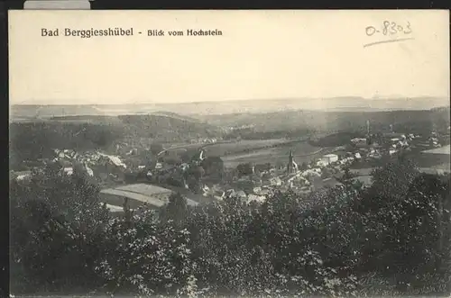 Bad Berggiesshuebel Blick vom Hochstein *